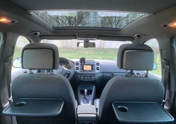 Volkswagen Tiguan cena 50950 przebieg: 206372, rok produkcji 2014 z Warszawa małe 79